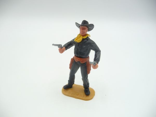 Timpo Toys Cowboy 2. Version stehend mit 2 Pistolen - schöne Kombi