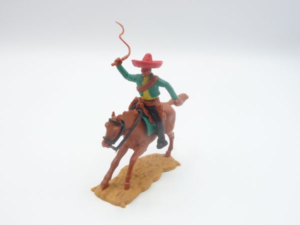 Timpo Toys Mexican riding with whip, green/yellow