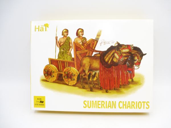 HäT 1:72 Sumerian Chariots, No. 8130 - orig. packaging, on cast