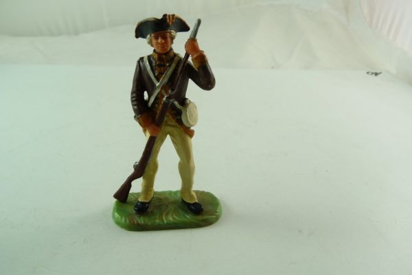 Elastolin 7 cm Regiment Washington, soldier loading rifle, No. 9141