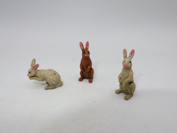 Elastolin soft plastic 3 hares