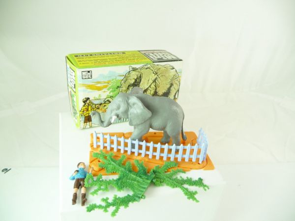 Britains Miniset Nr. 1033 - Elephant & Boy - unverbaut, Inhalt ladenneu
