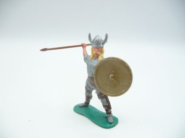 Timpo Toys Viking throwing spear with shield (original) - loops ok