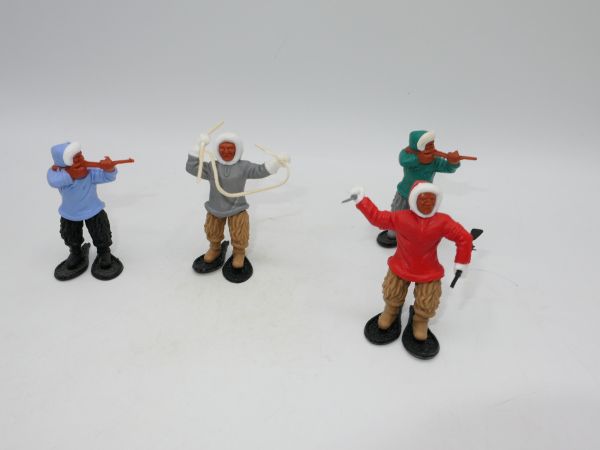 Timpo Toys Eskimos (4 Figuren) - schöne Gruppe