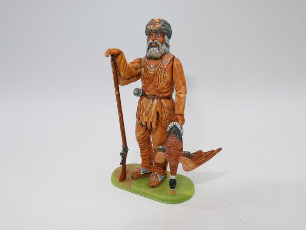 Trapper with hunting bag - great modification to 7 cm Wild West series