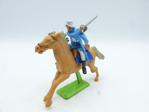 Britains Deetail Foreign Legionnaire riding, lunging with sabre diagonally