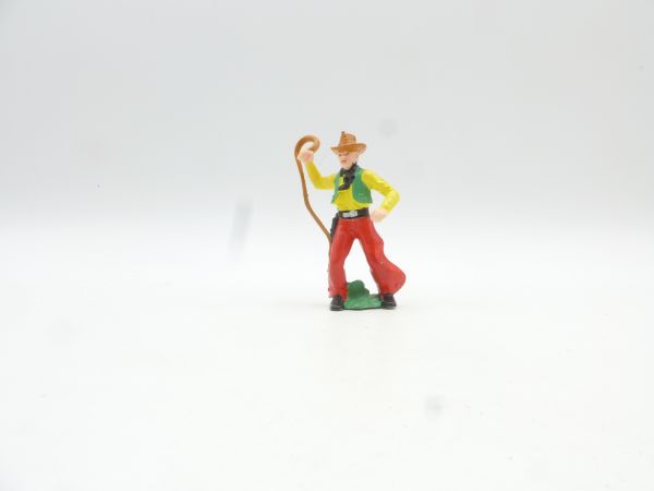 Heimo Cowboy mit Peitsche (Weichplastikfigur)