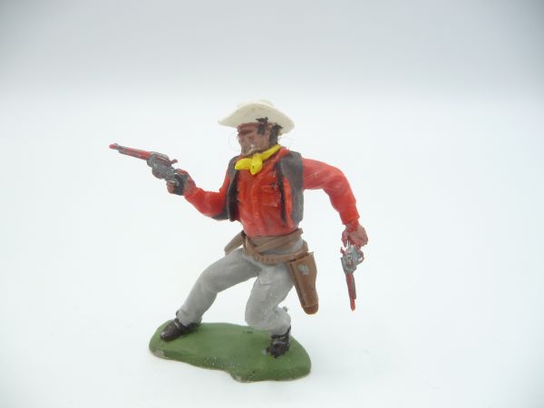 Britains Swoppets Cowboy standing in duel with 2 pistols