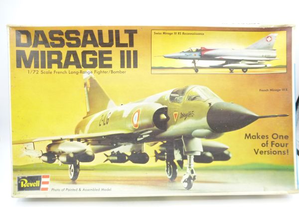 Revell 1:72 "Dassault Mirage III", No. H225 - orig. packaging, on cast