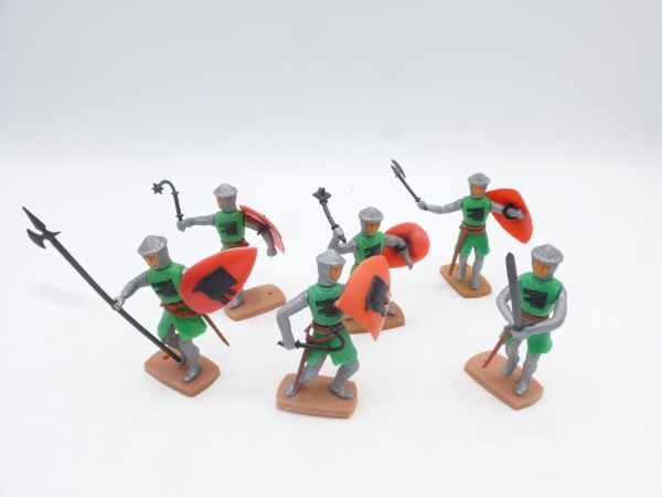 Plasty Wolf knights on foot (6 figures) - nice set