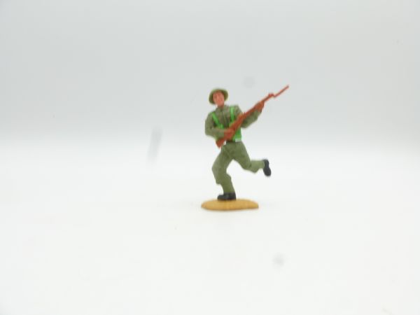 Timpo Toys Engländer laufend mit Gewehr vor dem Körper