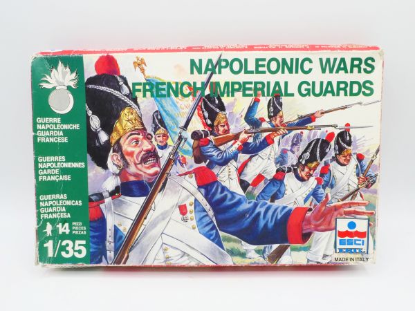 Esci 1:35 Nap. Wars: French Imp. Guards, No. 5505 - orig. packaging, on cast