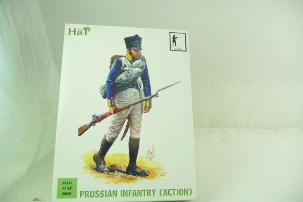 HäT Prussian Infantry (Action), Nr. 28014, 28 mm Figuren - OVP