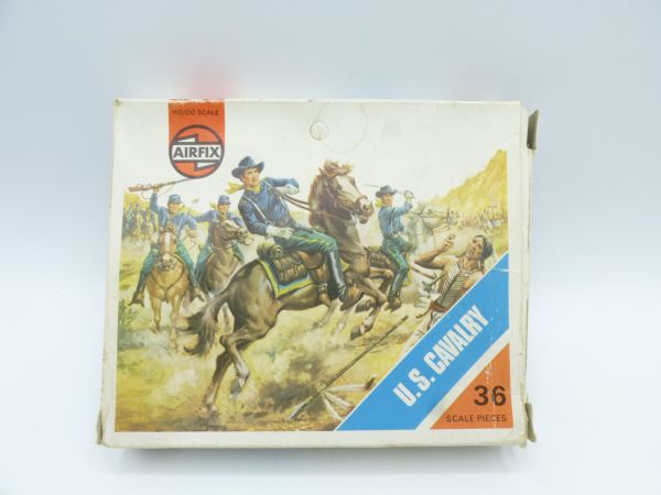 Airfix 1:72 US Cavalry, No. 01722-6 - orig. packaging, figures loose but complete