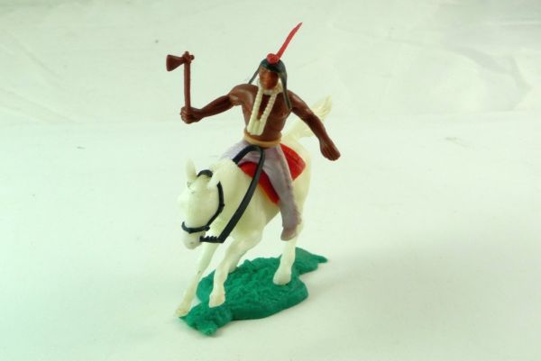 Transogram Indian mounted, axe sideways