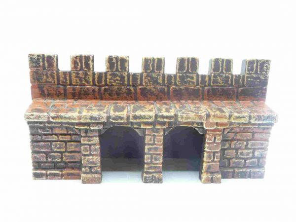 Elastolin Wall part for "Brown Castle" No. 9747 for 4 cm figures - without figure