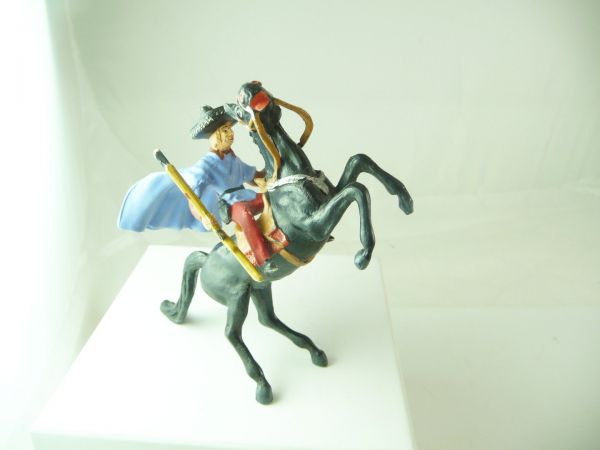 Merten 6,5 cm Mexican riding with cape, on rearing horse
