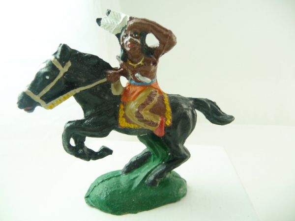 Fröha Indian on horseback, peering - replica