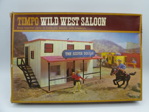 Timpo Toys Wild West Saloon "The Silver Dollar", Ref. No. 268 - orig. packaging, complete