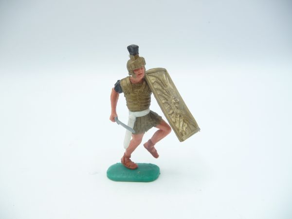 Timpo Toys Römer laufend, schwarz mit Kurzschwert - Schlaufen ok