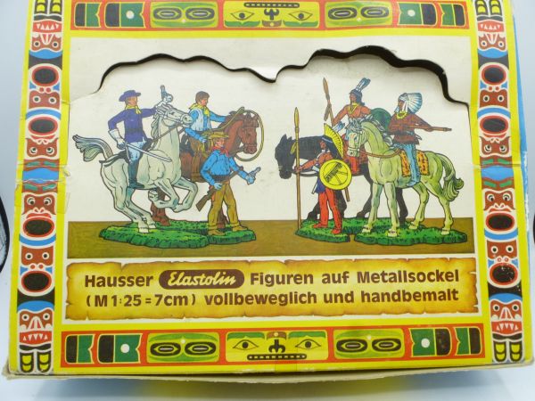 Elastolin Schüttbox / Leerkarton für 7 cm Steckfiguren - sehr selten