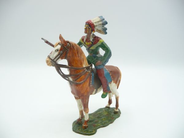 Modification 7 cm Indians on warpath with war paint on Mustang