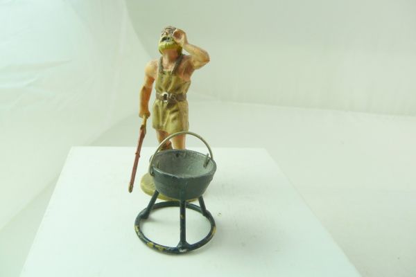 Pot on rack (without figure), material: metal - modification