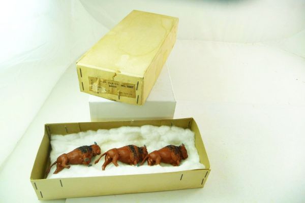 Timpo Toys Original Box mit 3 Bisons, Nr. 6007 - ladenneu