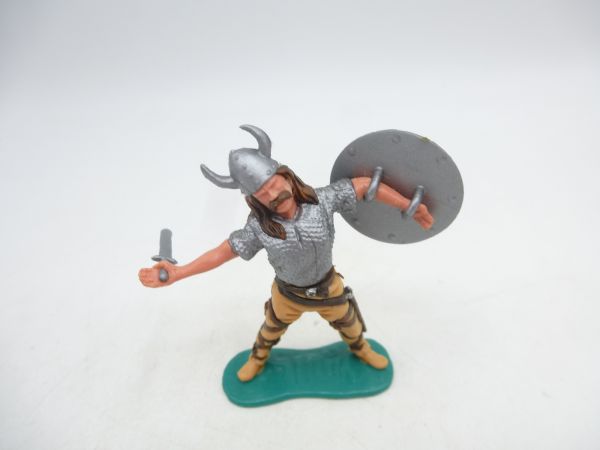 Timpo Toys Viking standing with sword + silver shield