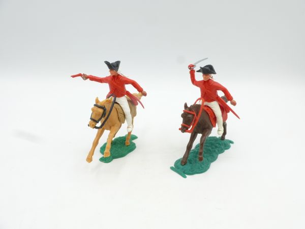 Timpo Toys War of Independence: 2 Englishmen riding - used