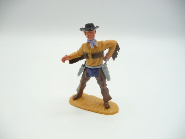Timpo Toys Cowboy 4. Version Pistole ziehend mit Fransenhemd + Chaps