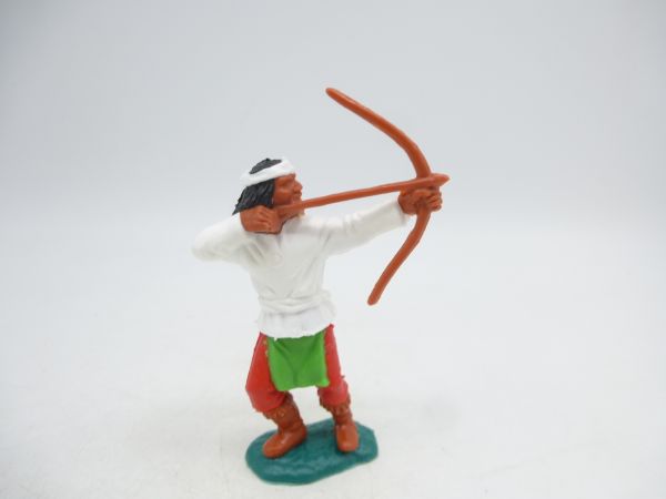 Timpo Toys Apache, weiß, Bogenschütze - seltenes Unterteil