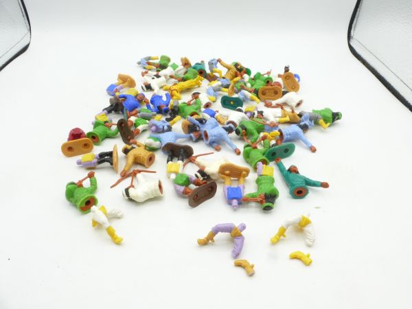 Timpo Toys Ersatzkonvolut Apachen, Riesenmenge, über 60 Teile