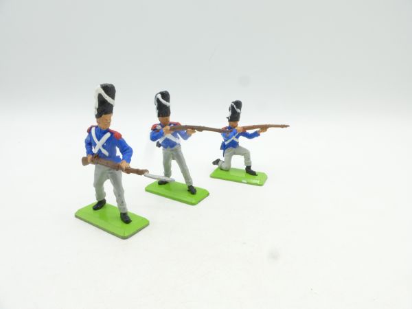 Britains Deetail 3 French soldiers in different positions