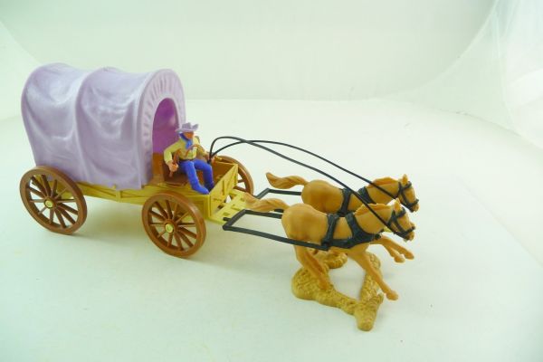 Timpo Toys Chuck wagon / Kitchen wagon - great lilac cover