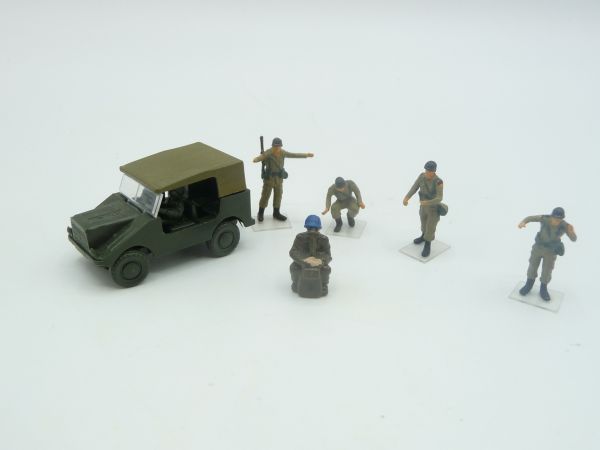 Roskopf RRM diorama with DKW + figures, scale 1:100/87