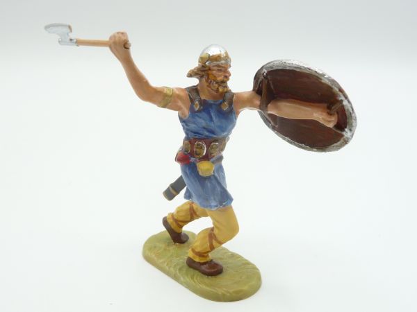Elastolin 7 cm Viking attacking with axe, No. 8505, painting 2