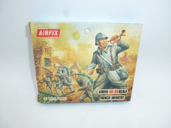 Airfix 1:72 WW I French Infantry, No. S28 - orig. packaging (Blue Box), loose