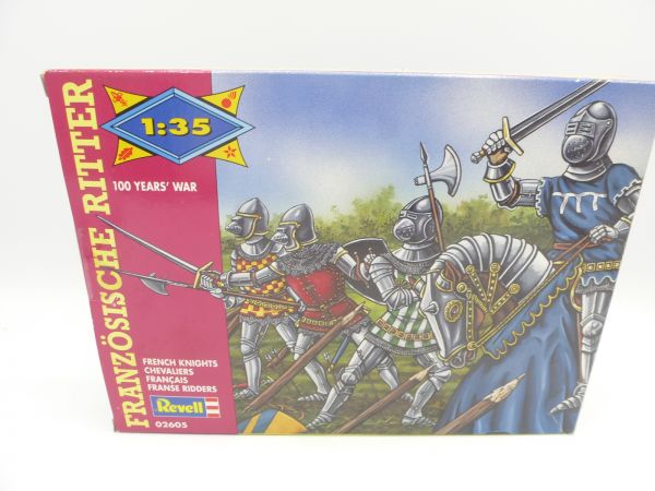 Revell 1:35 French Knights, No. 2605 - orig. packaging, on cast