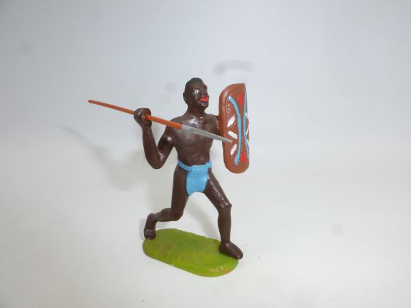 Preiser 7 cm Afrikaner laufend mit Speer, Nr. 8204