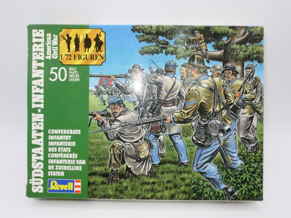 Revell 1:72 Southern Infantry ACW, No. 2558 (grey figures) - orig. packaging