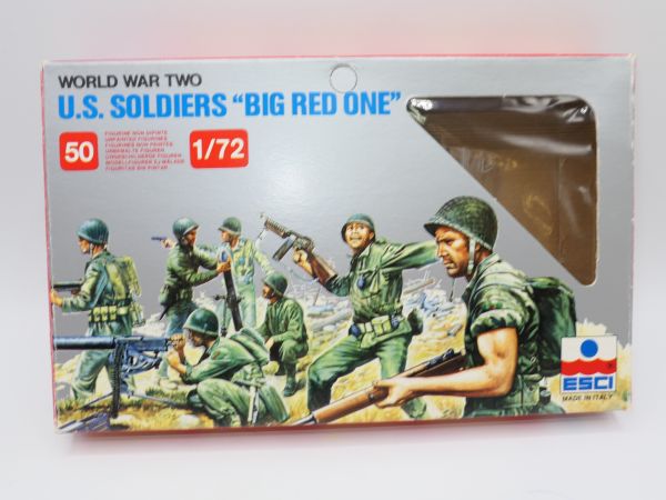 Esci 1:72 WW II U.S. Soldiers "Big Red One", No. 202 - OPV, loose but complete