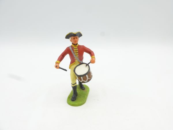 Elastolin 7 cm British Grenadiers: Drummer marching, No. 9134