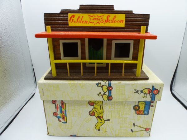 Demusa Golden Star Saloon - in great old box, house unused