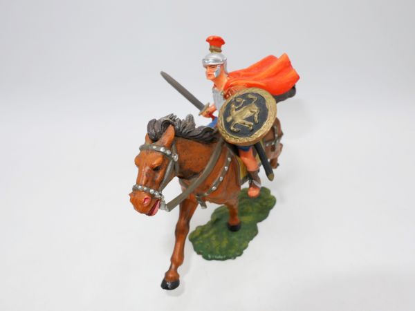 Elastolin 7 cm Roman horseman with sword + cloak, No. 8456