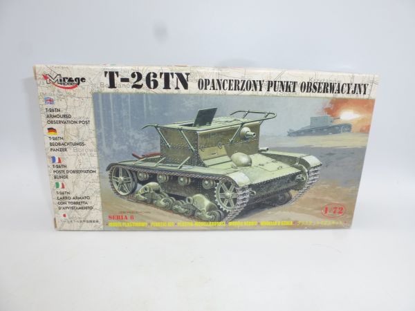 Mirage Hobby 1:72 T-26 TN Armoured Observation Post, No. 72606 - orig. packaging