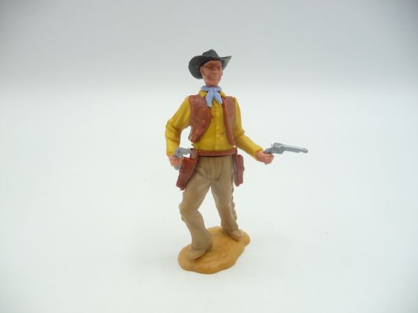 Timpo Toys Cowboy 2nd version with 2 pistols - great neckerchief