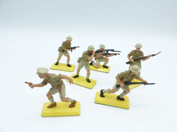 Britains Deetails Nice set of 8th Army figures (6 pcs.)