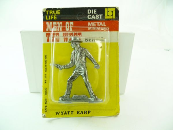 Lone Star Die Cast Men of the West Metal Miniatures "Wyatt Earp" - OVP