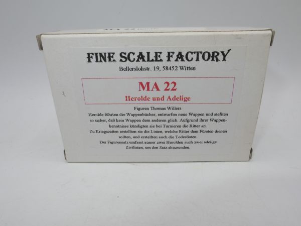 Fine Scale Factory Heralds + nobles, MA 22 - orig. packaging